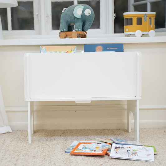 Buch/Aufbewahrungsbox Albert mit 2 Fächern - White edition