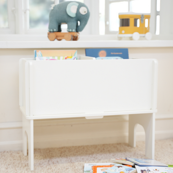 Buch/Aufbewahrungsbox Albert mit 2 Fächern - White edition