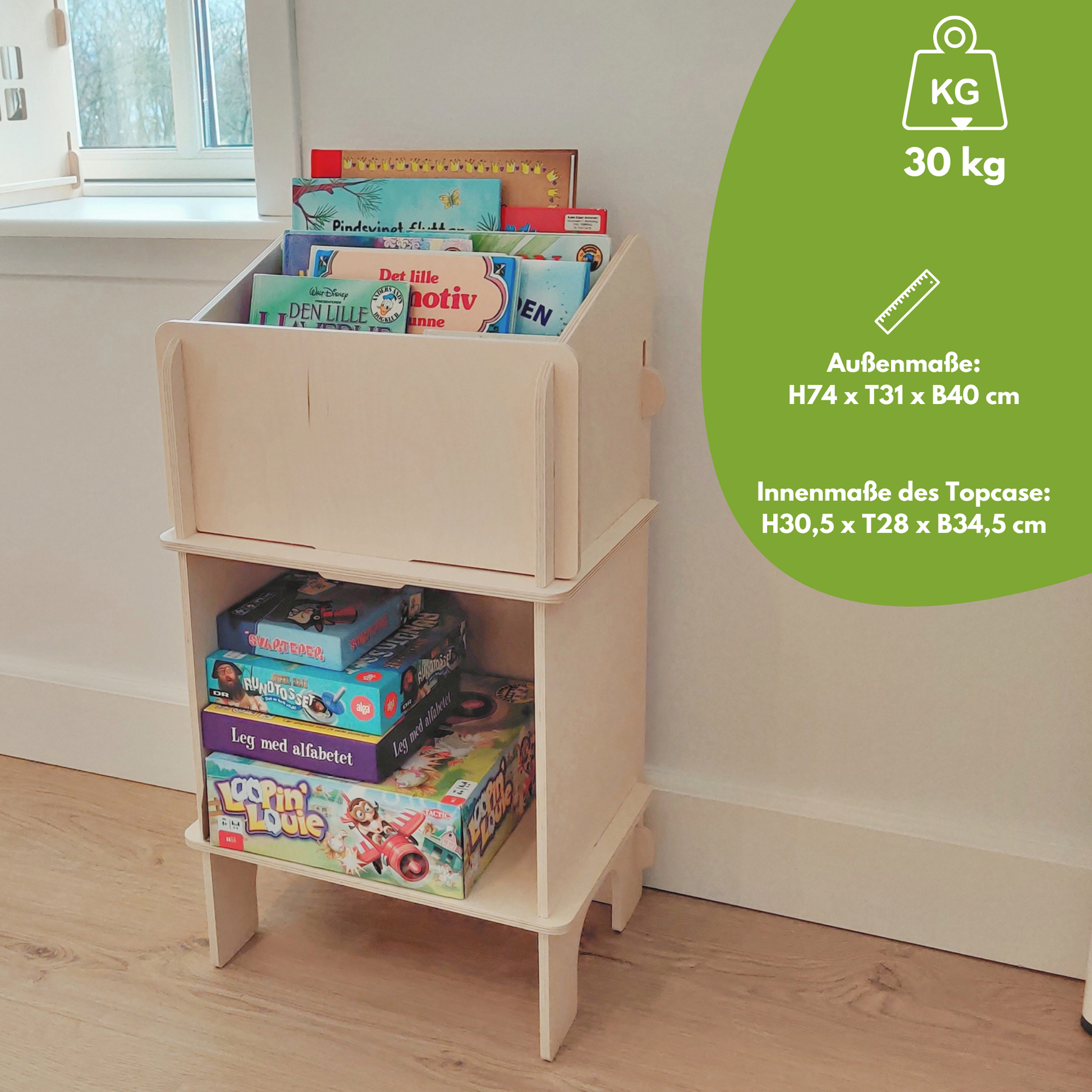 bücherbox aufbewahrung Anna Bücherbox