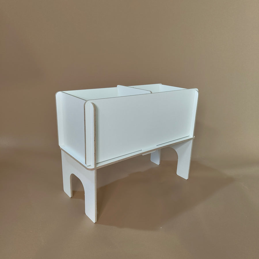 Buch/Aufbewahrungsbox Albert - White Line