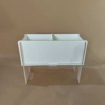 Buch/Aufbewahrungsbox Albert - White Line