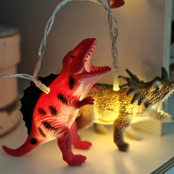 Lichterketten fürs Kinderzimmer - Dino