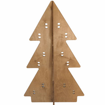 Adventskalender Weihnachtsbaum Bodenmodell (Gebeizt)